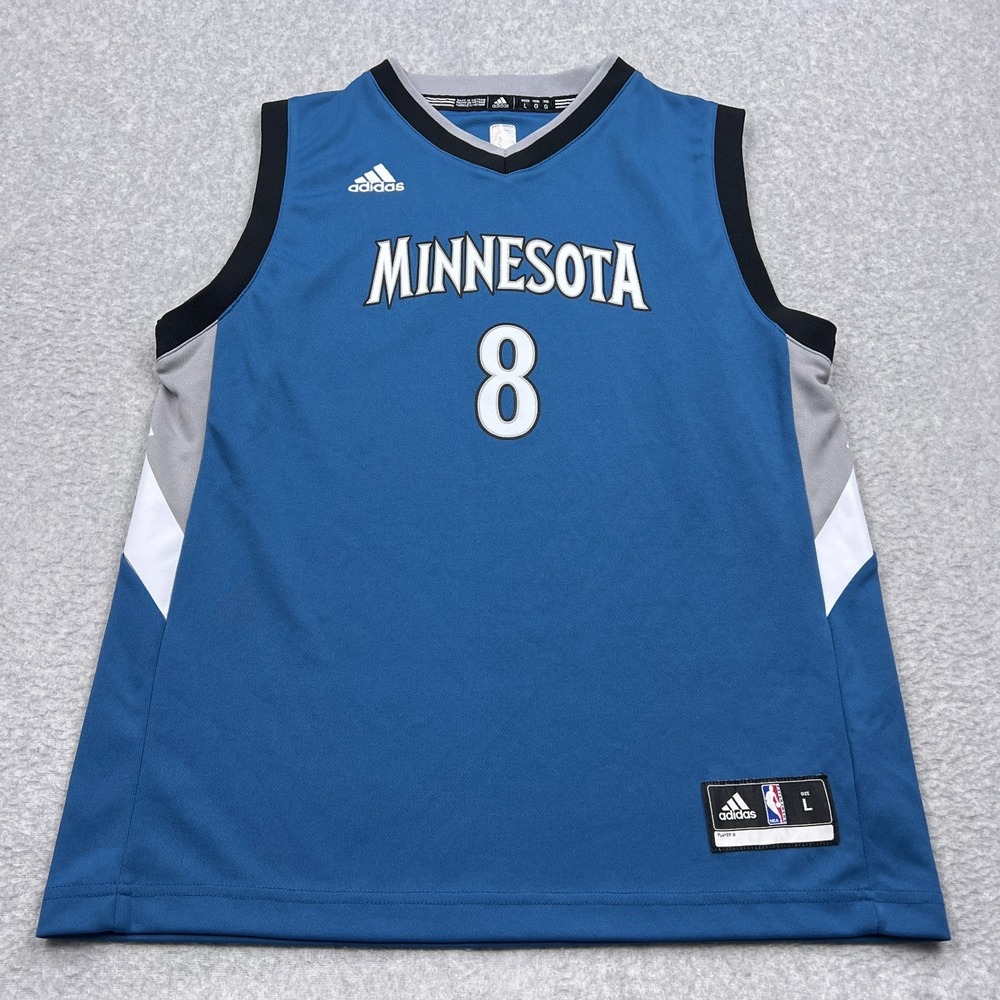 Minnesota Timberwolves Jersey Youth Large Blue NBA Basketball Adidas LaVine #8